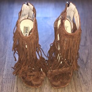 Steve Madden Suede Heels size 5